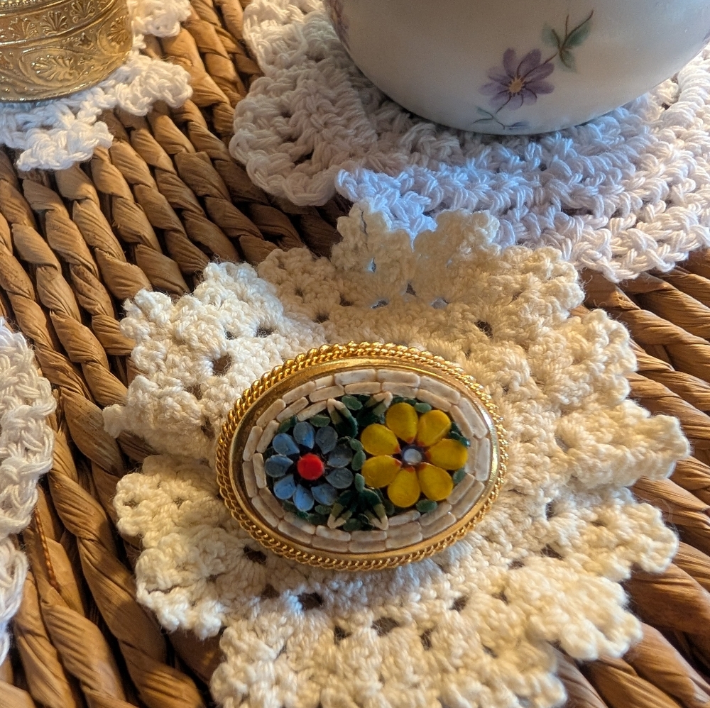 Antique Lot Of Beautiful Floral Heaven - Picture 14 of 17